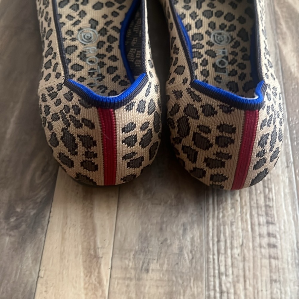 ROTHY'S Women's Flat Slip On Leopard Print
Textile Knit Comfort Shoes Si… - Picture 3 of 7
